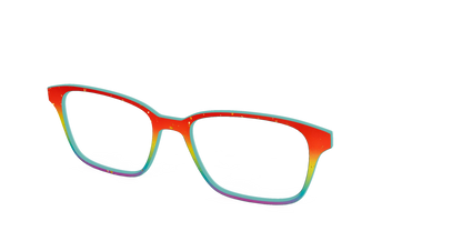 The Spectrum Gradient with Gold Flakes