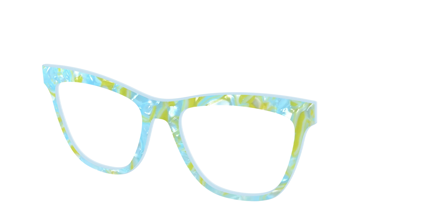 The Blue Lemonade Pearl Marble