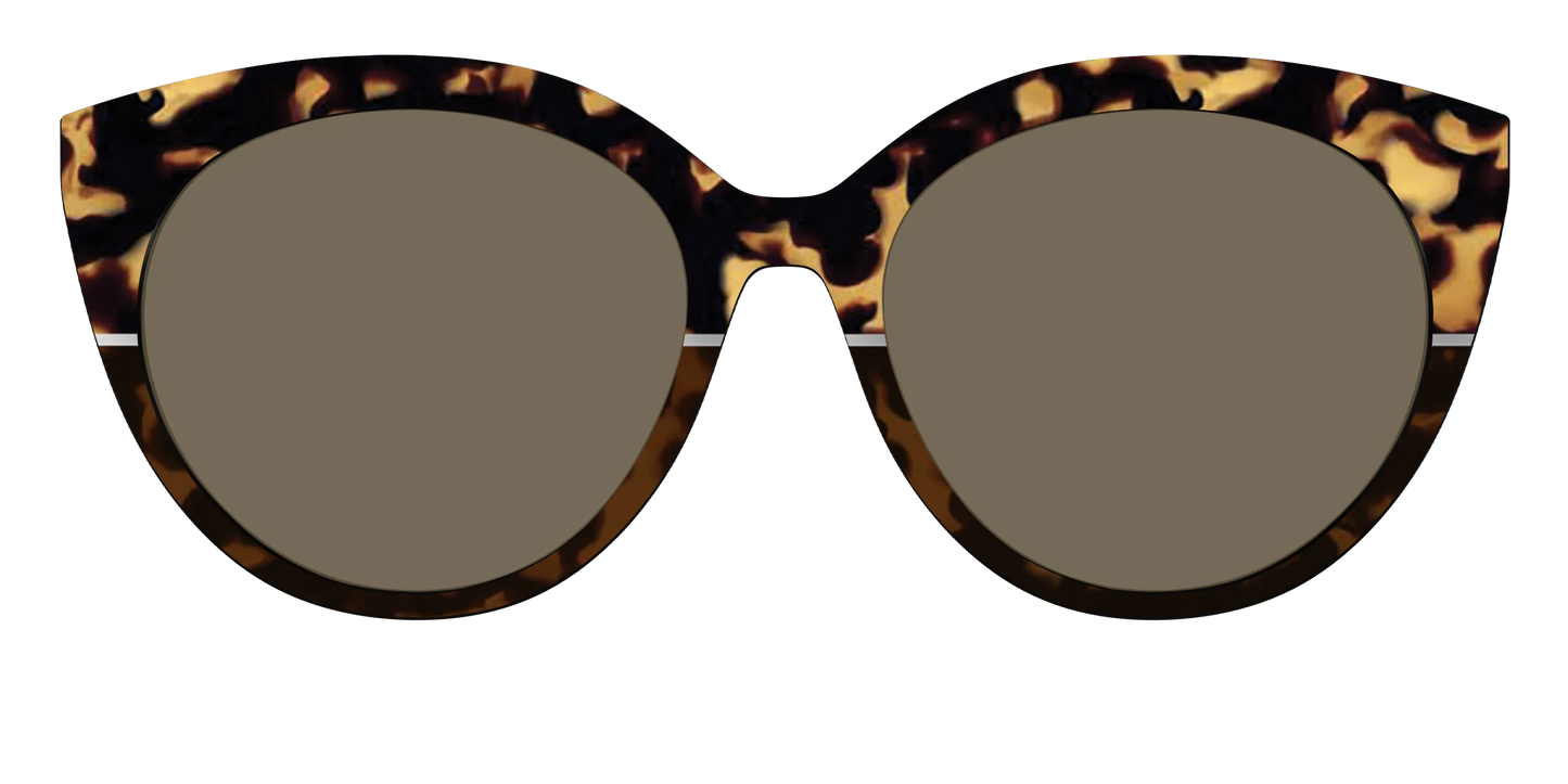 The Polarized Chic Tortoise Split Sun Top