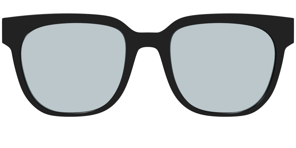 The Black With Slate Blue Lens