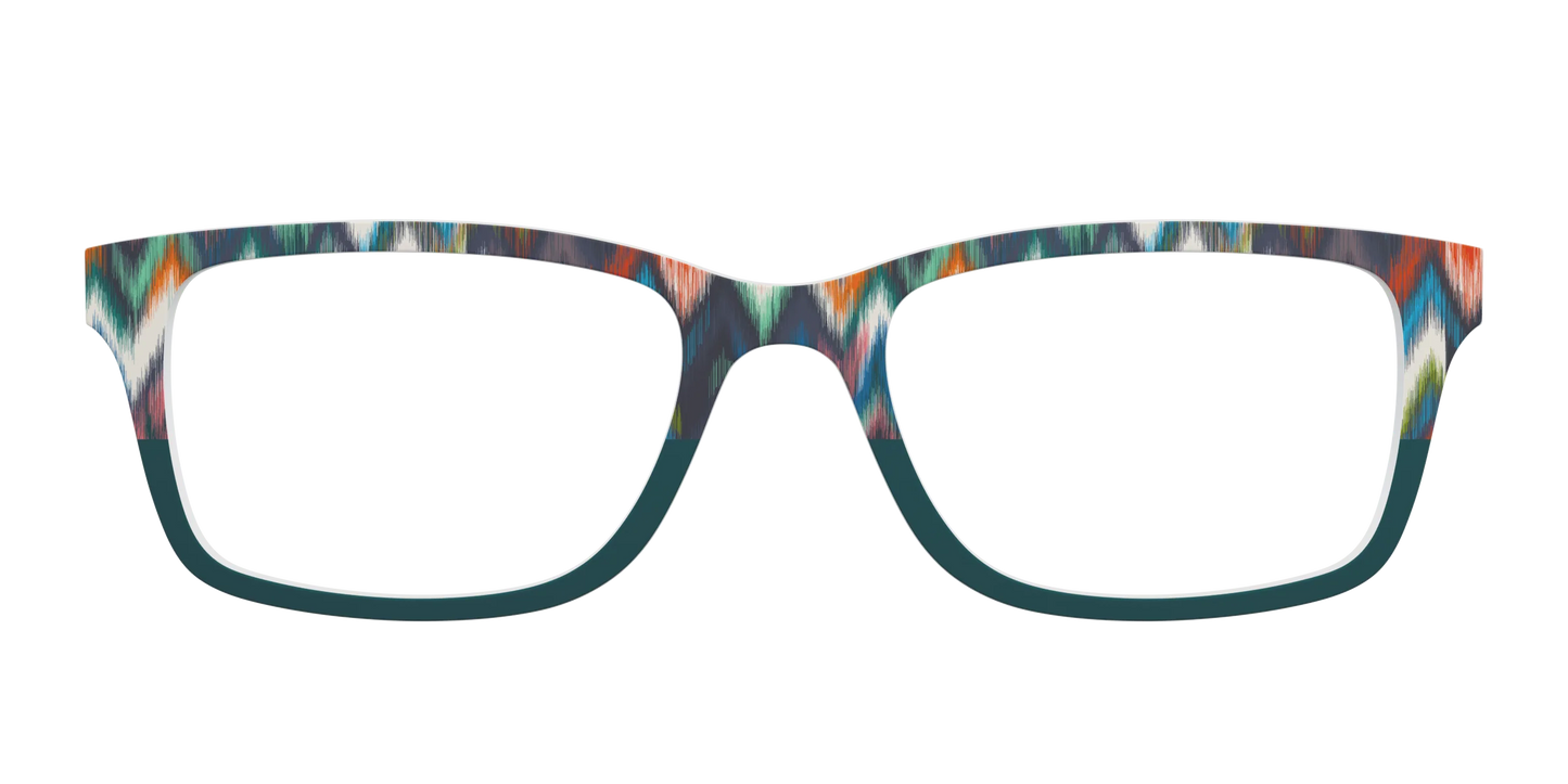 The Teal Ikat Split