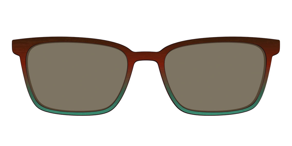 The Polarized Mahogany to Juniper Woodgrain Sun Top