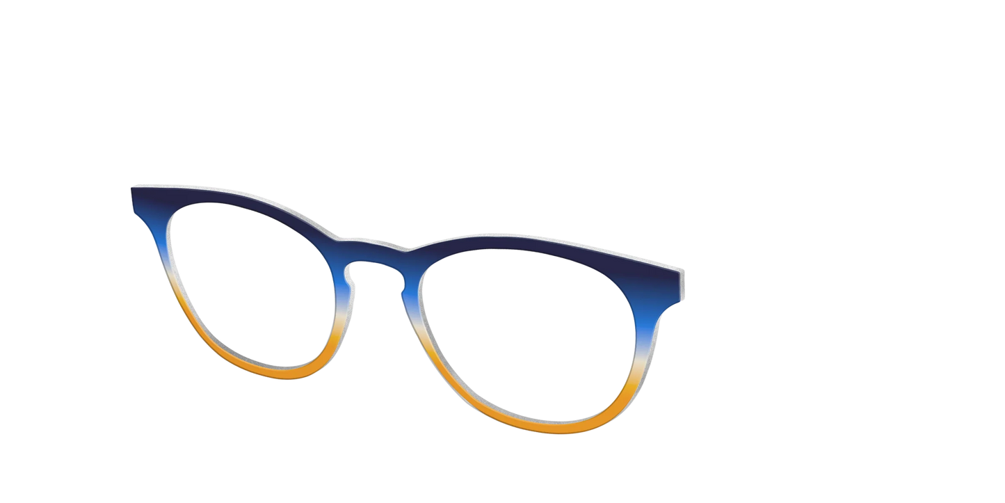 The Royal Blue to Gold Gradient
