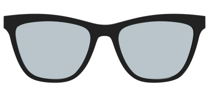The Black With Slate Blue Lens