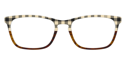 The Ivory Plaid Wood Split