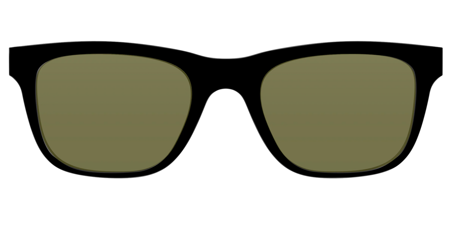 The Black with Green Racquet Sport Lens