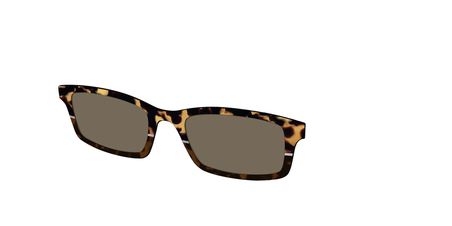 The Polarized Chic Tortoise Split Sun Top