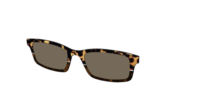 The Polarized Chic Tortoise Split Sun Top
