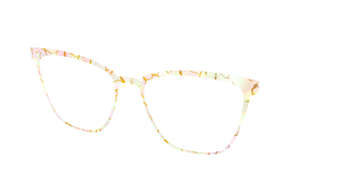 The Opalescent Pearl with Gold Streaks