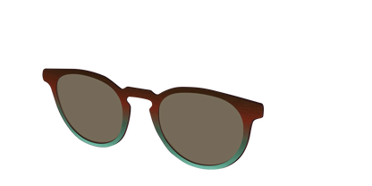 The Polarized Mahogany to Juniper Woodgrain Sun Top