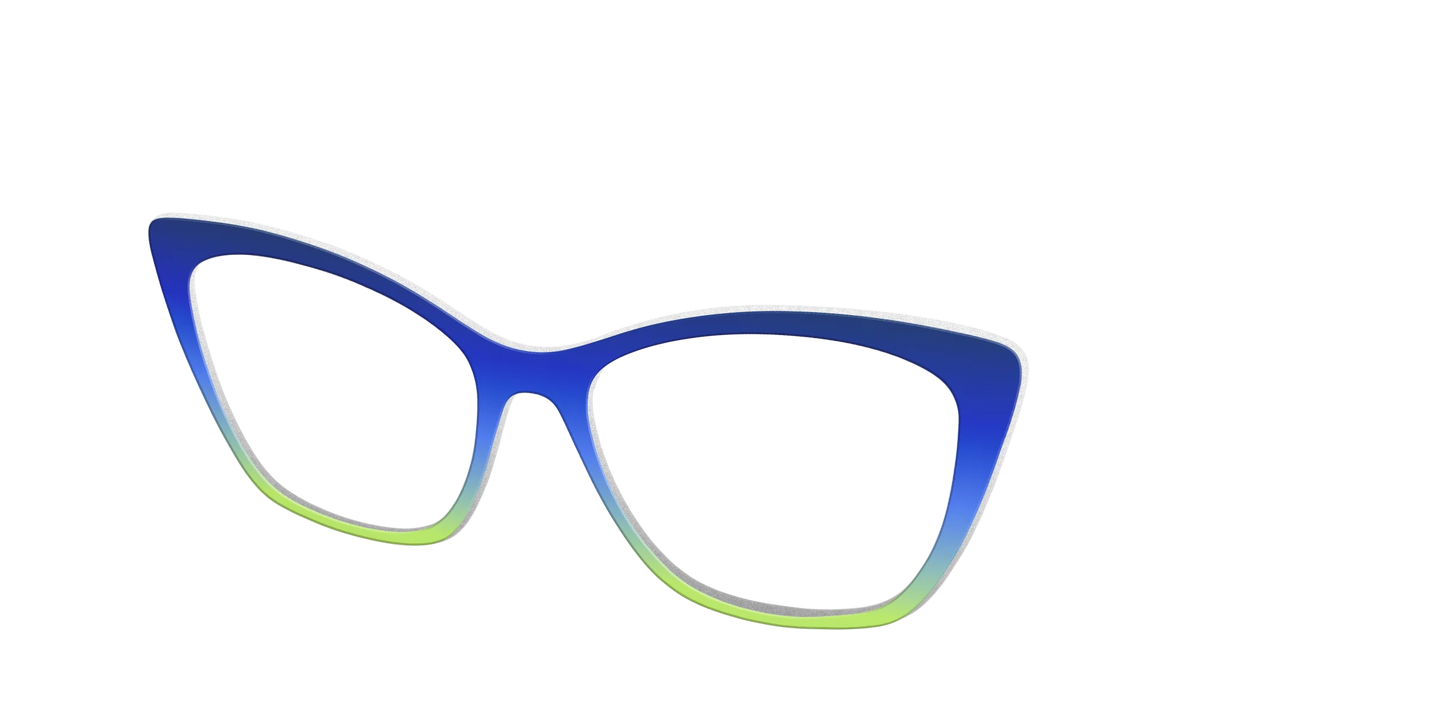 The Sapphire to Chartreuse Gradient