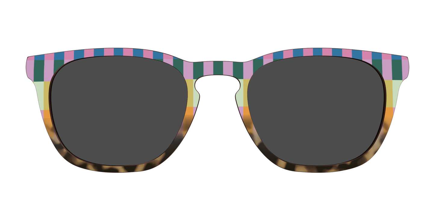 The Polarized Summer Stripes Tortoise Sun Top