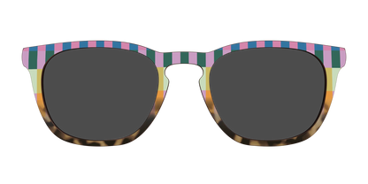 The Polarized Summer Stripes Tortoise Sun Top