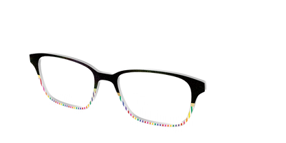 The Chic Pride Stripes Crystal with Gold Foil
