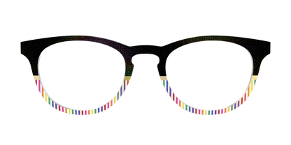 The Chic Pride Stripes Crystal with Gold Foil