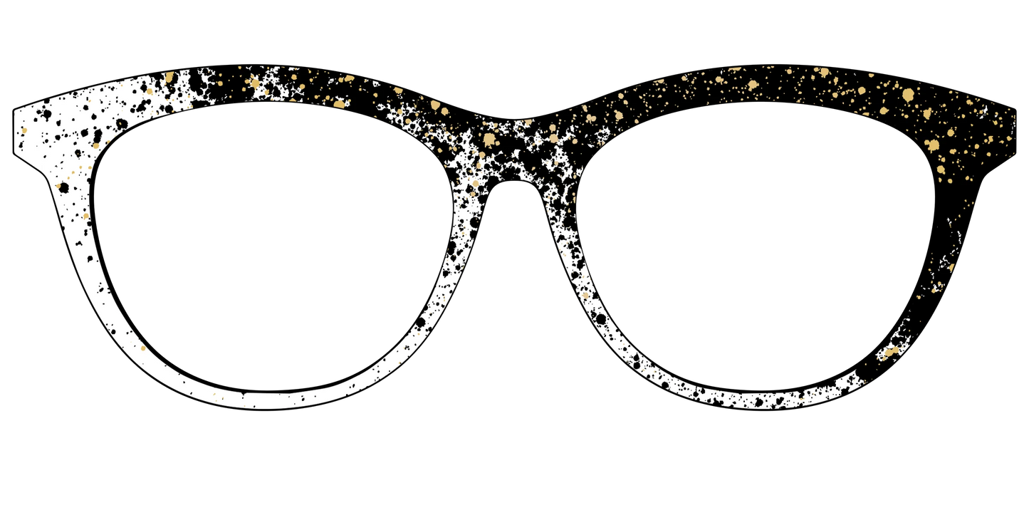 The Black & White Splatter