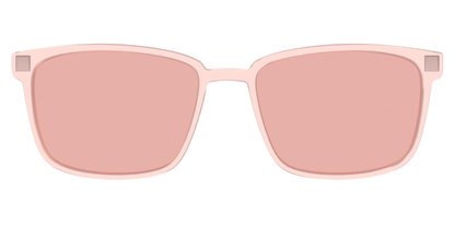 The Pink Crystal With Coral Pink Lens