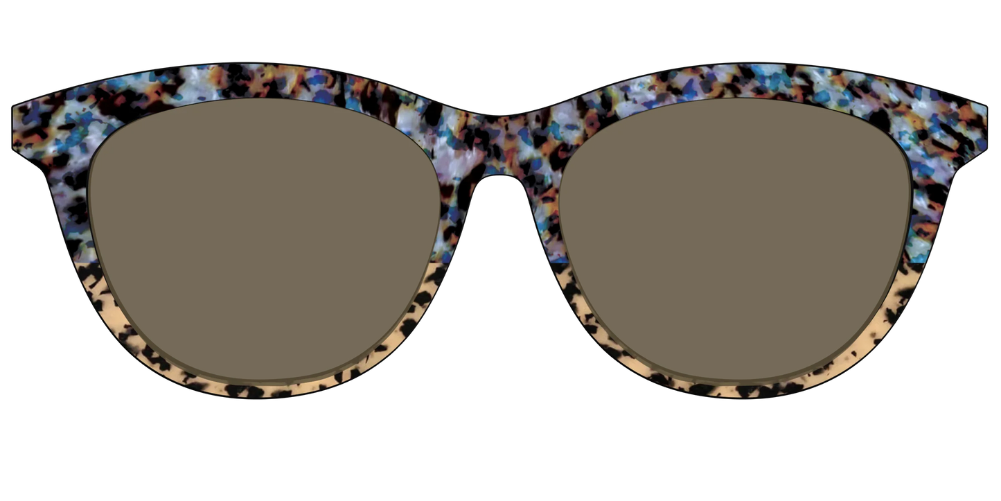 The Polarized Oasis Tortoise Split Sun Top