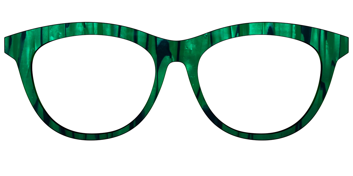 The Emerald Moire Stripes