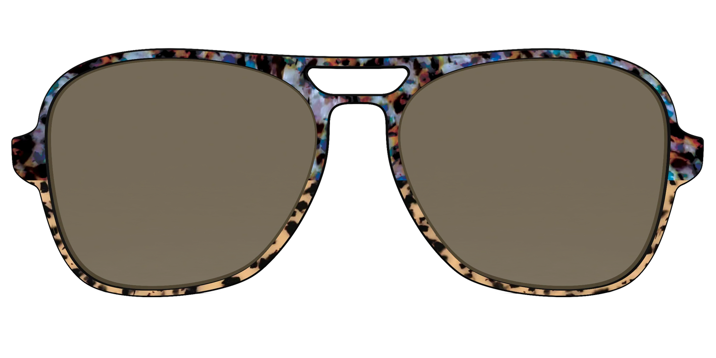 The Polarized Oasis Tortoise Split Sun Top