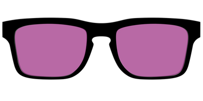 The Black with Violet Golf Lens