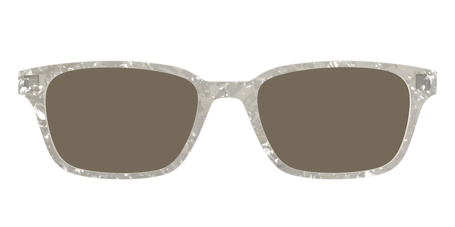 The Polarized White Quartz Pearl Sun Top