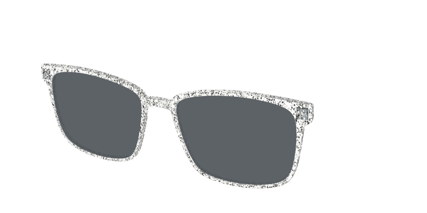The Polarized Silver Sparkle Sun Top
