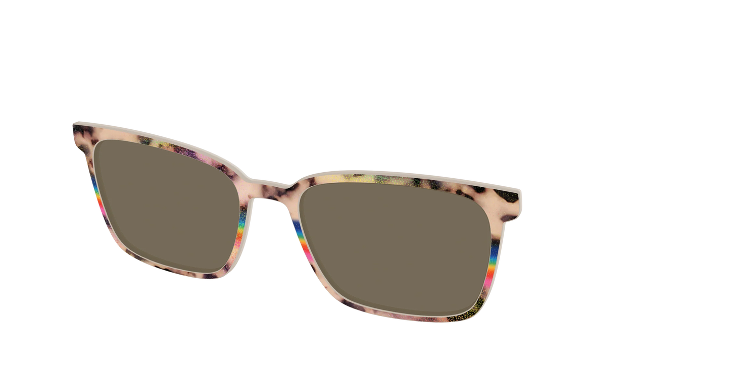 The Polarized Prism Split Tortoise Sun Top