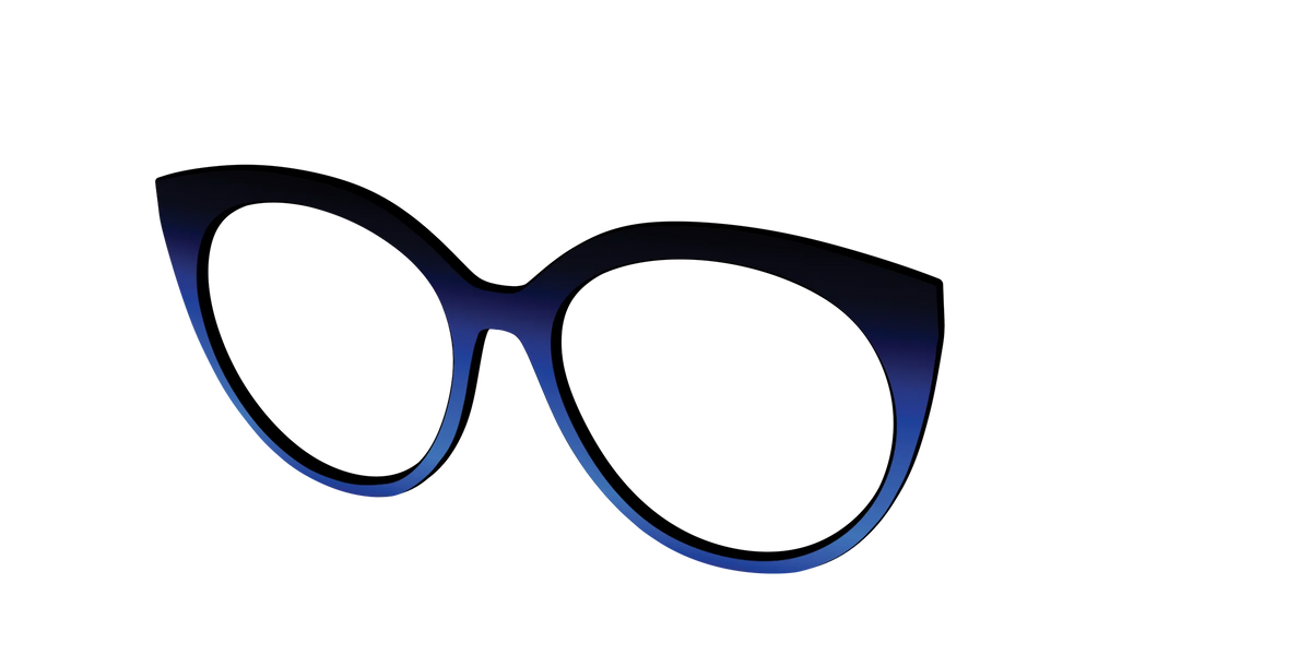 The Black to Blueberry Gradient