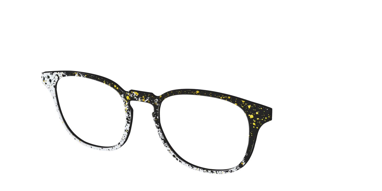The Black & White Splatter