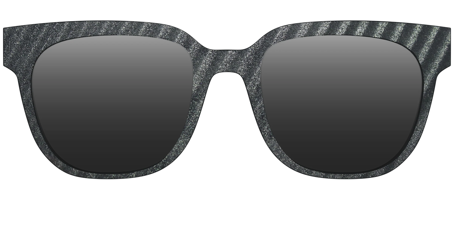 The Polarized Obsidian Stripe Sun Top
