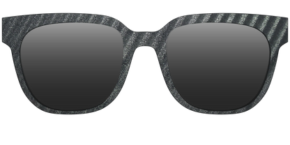 The Polarized Obsidian Stripe Sun Top