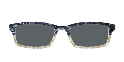 The Polarized Navy to Taupe Pearl Split Sun Top