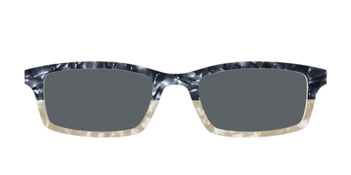 The Polarized Navy to Taupe Pearl Split Sun Top