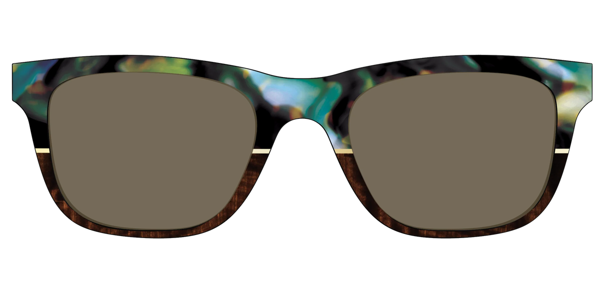 The Polarized Mirage Split with Gold Foil Sun Top