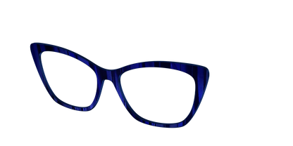 The Indigo Moire Stripes