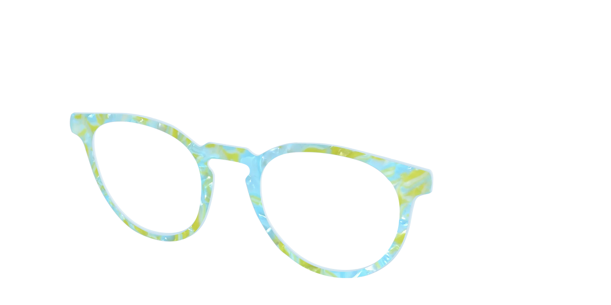 The Blue Lemonade Pearl Marble