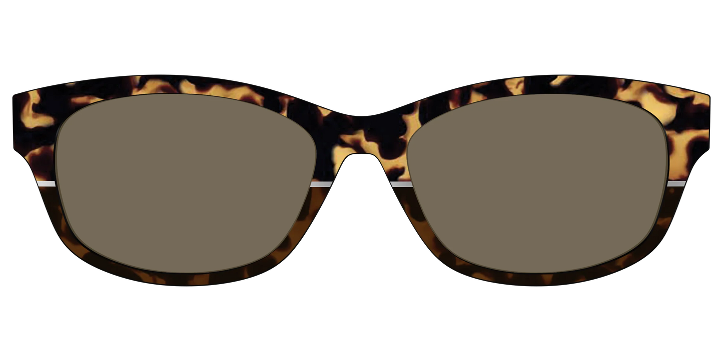 The Polarized Chic Tortoise Split Sun Top