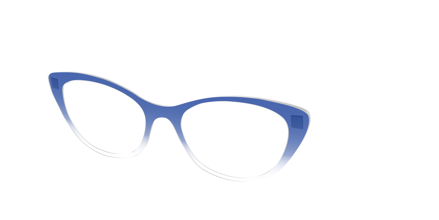 The Indigo Gradient Crystal