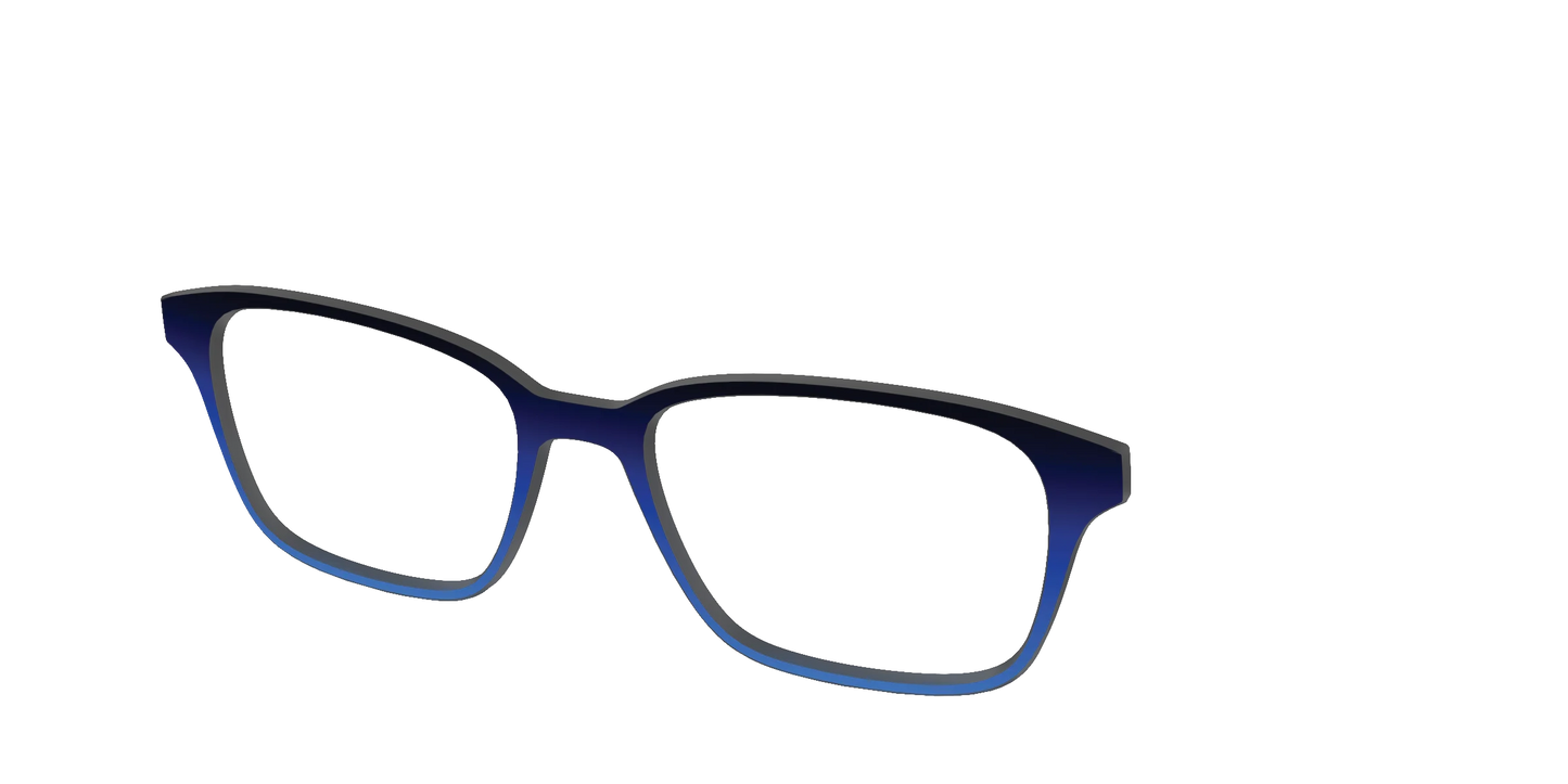 The Black to Blueberry Gradient