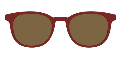 The Polarized Burgundy Sun Top