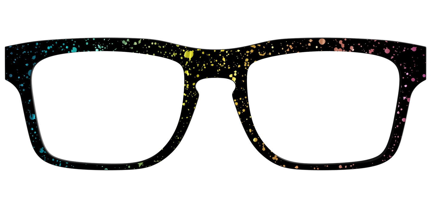 The Rainbow Foil Splatter