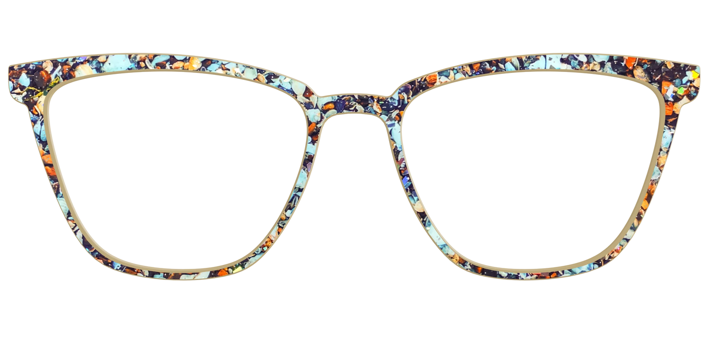 The Seashell Tortoise with Holographic Glitter