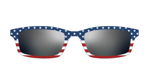 The Polarized Stars & Stripes Sun Top
