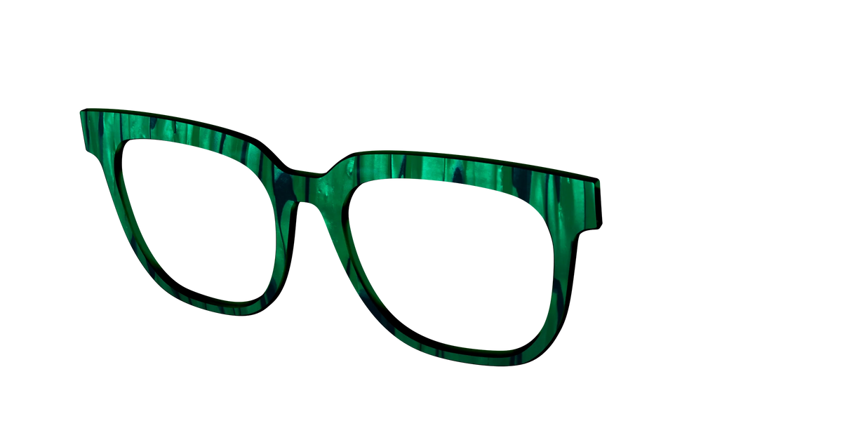The Emerald Moire Stripes