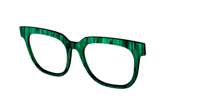 The Emerald Moire Stripes