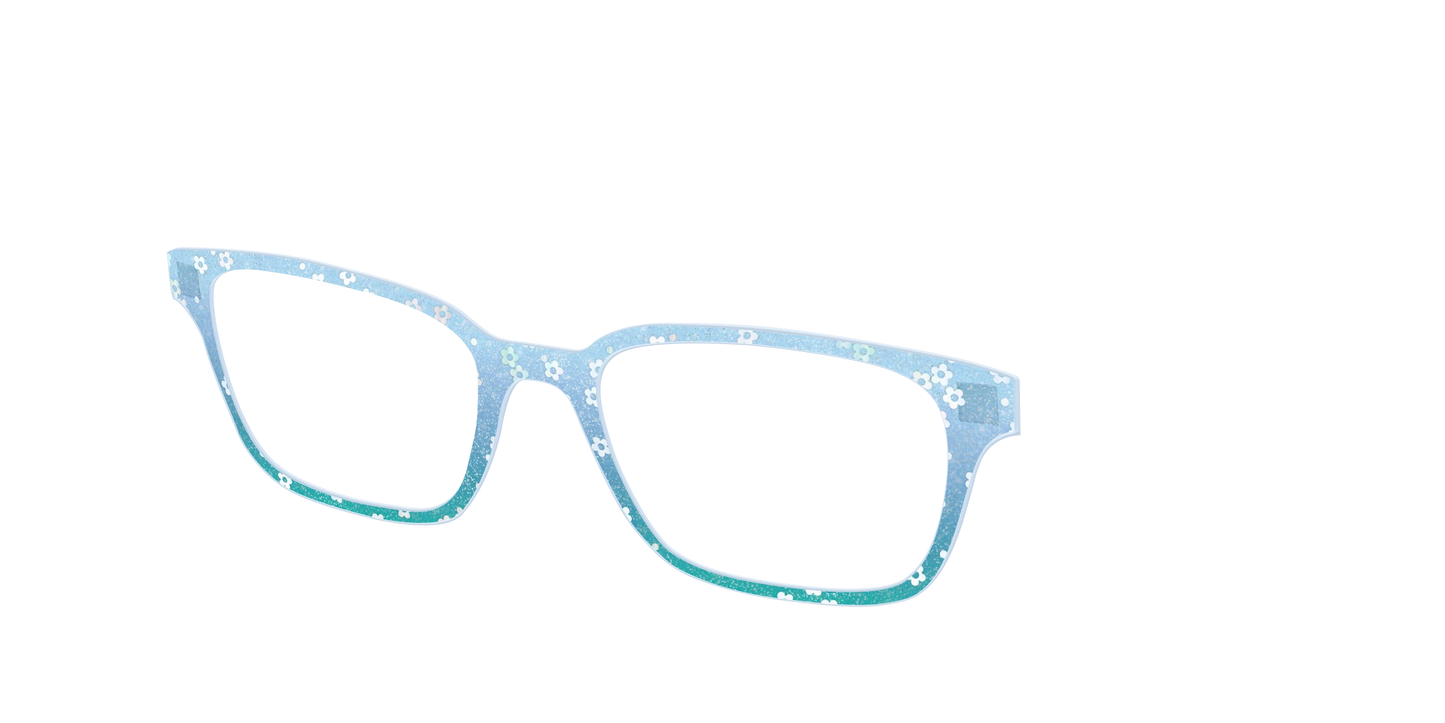 The Sky Blue Crystal with Daisy Glitter