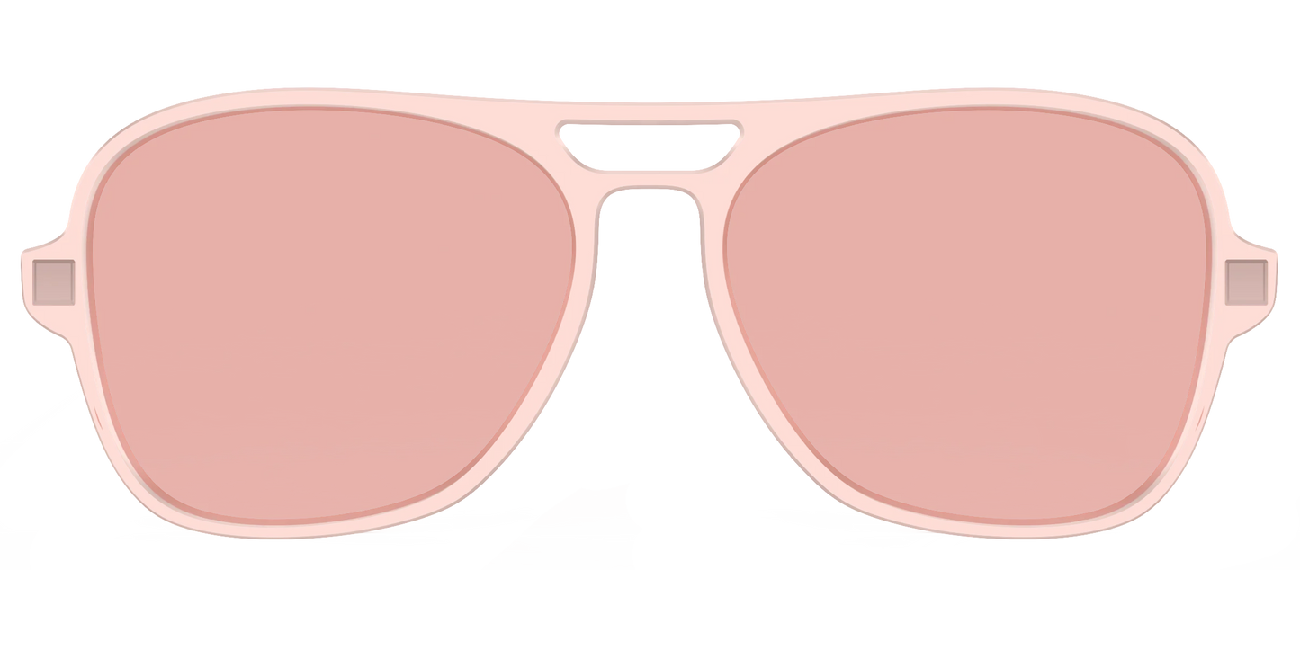 The Pink Crystal With Coral Pink Lens