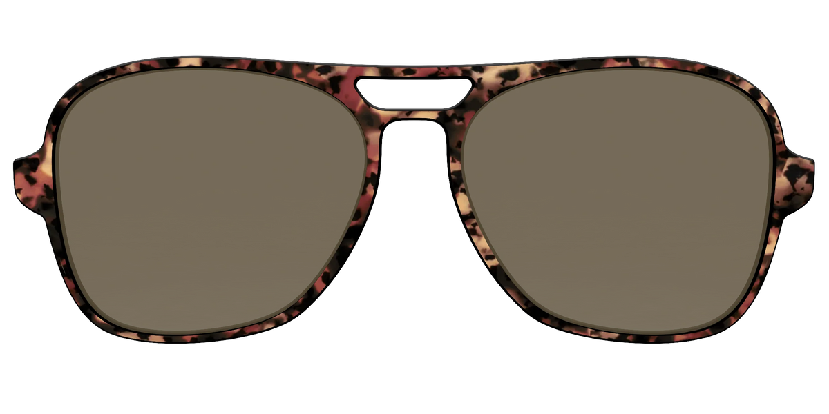 The Polarized Sienna Tortoise Sun Top