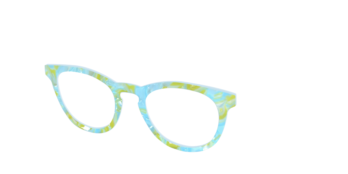 The Blue Lemonade Pearl Marble